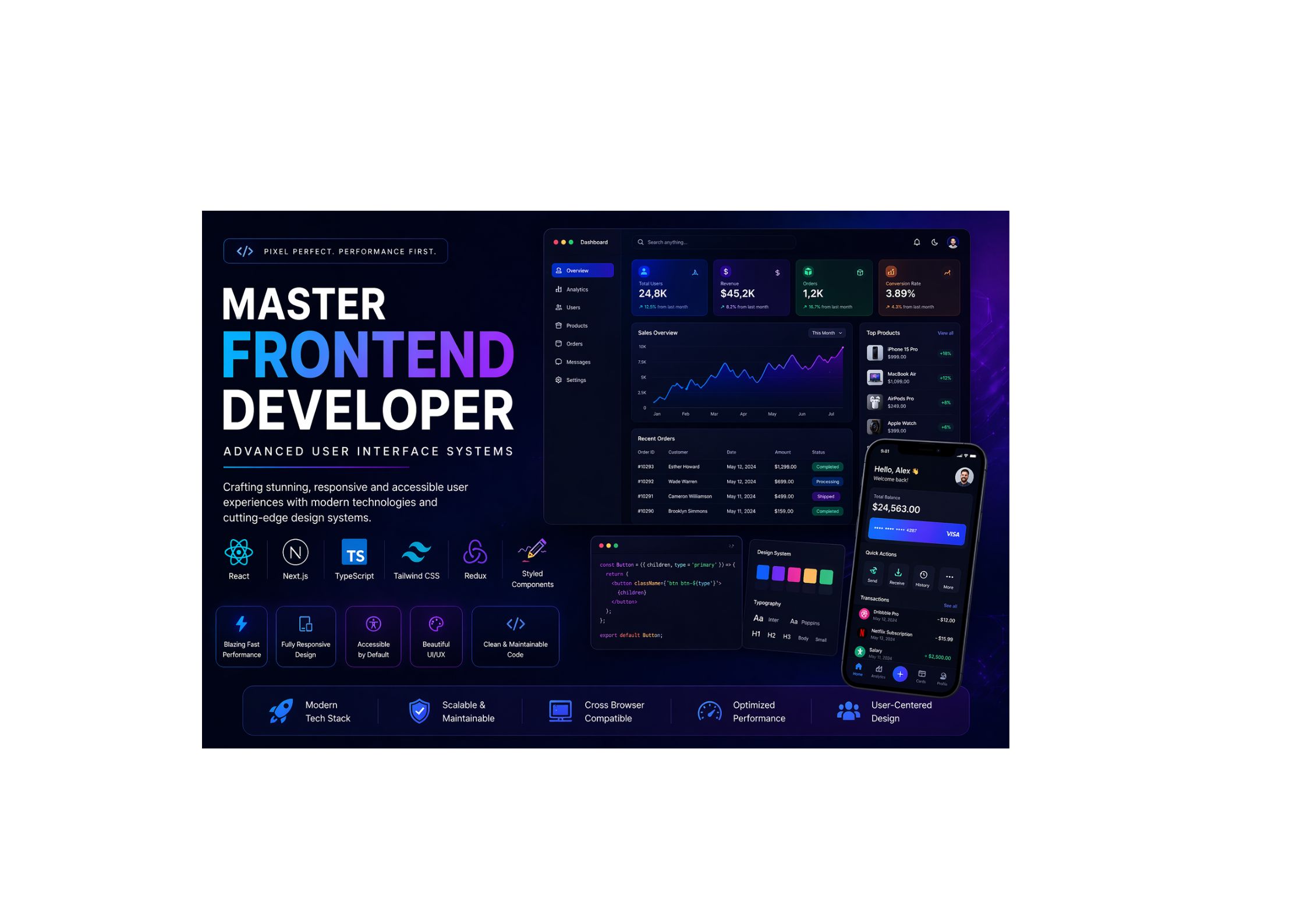Master Frontend Developer – Building Seamless Digital Experiences