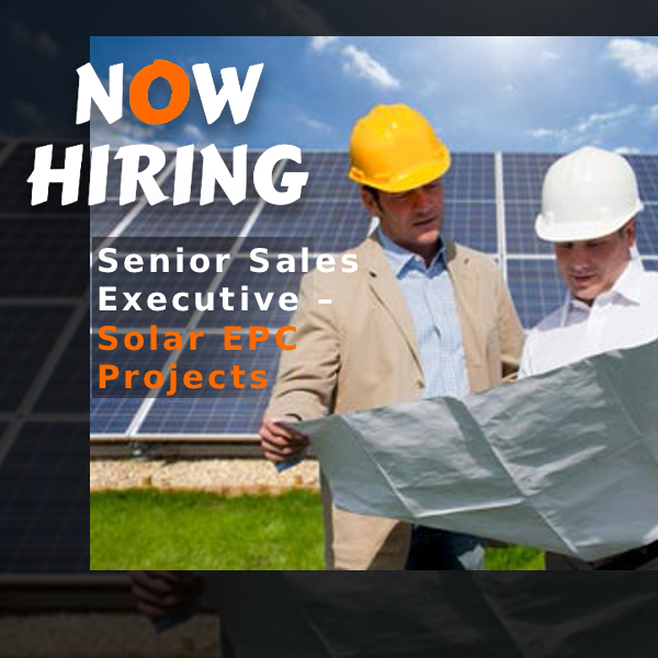 Sales Manager / Senior Sales Executive – Solar EPC Projects