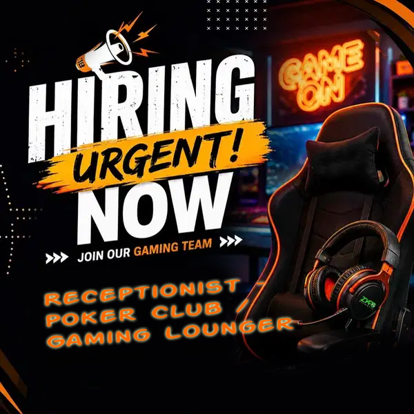 Receptionist – Poker Club / Gaming Lounge