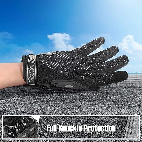 Motorcycle Gloves for Men and Women, Full Finger Touchscreen - Image 2