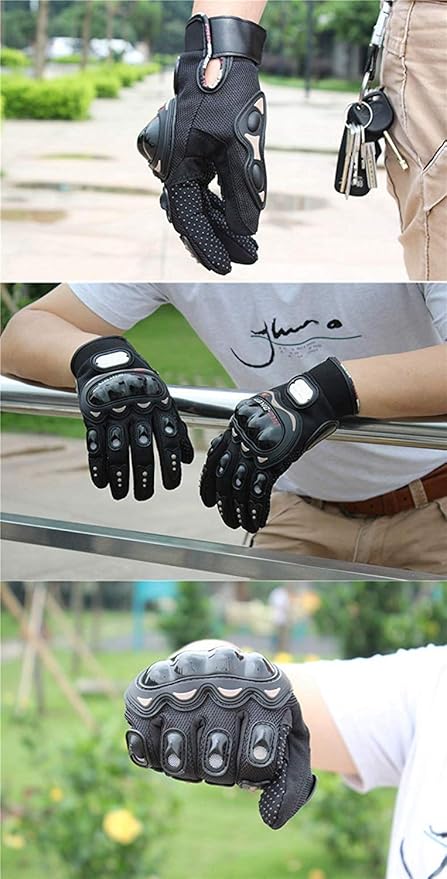 Protective Full Finger Gloves Anti-Skid Surface Breathable Bike Riding Glove for Motorcycle
