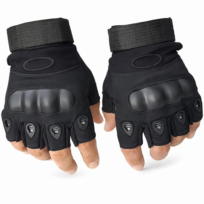 Tactical Gloves for Men, Hard Shell Knuckle Protection Motorcycle Gloves - Image 4