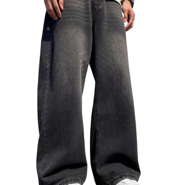 Men Jeans Pants | Denim Jens | Baggy Sty for Man | Regular Fit's | Mid Rise Loose Fit & Stylish Jeans for Men's - Image 3