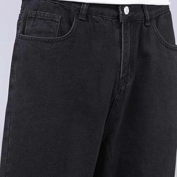 Loose Fit Jeans for Men – Oversized Mid Rise Baggy Denim Pants