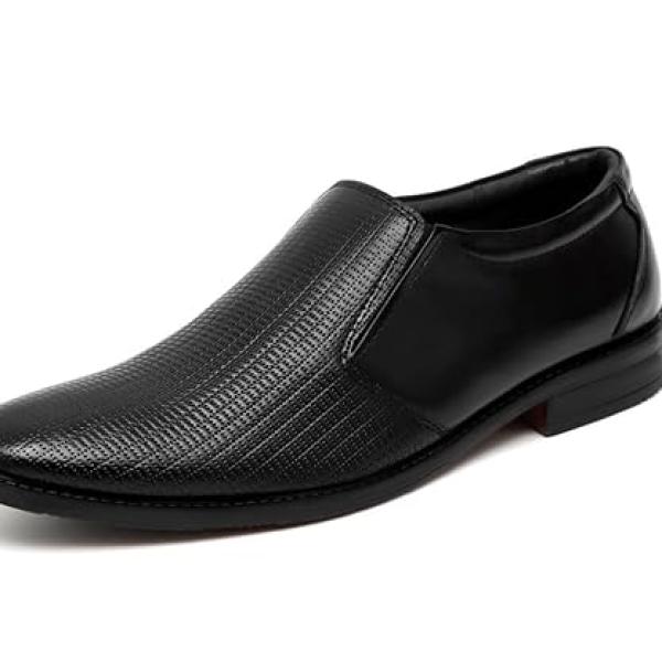 Men's Genuine Leather Formal Slipon Moccasin Shoes - Image 3