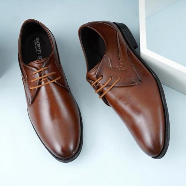 Men's Super Soft Ortho Comfortable with Soft Sole Ultra-Lightweight for Gents Luxury Formal Shoes
