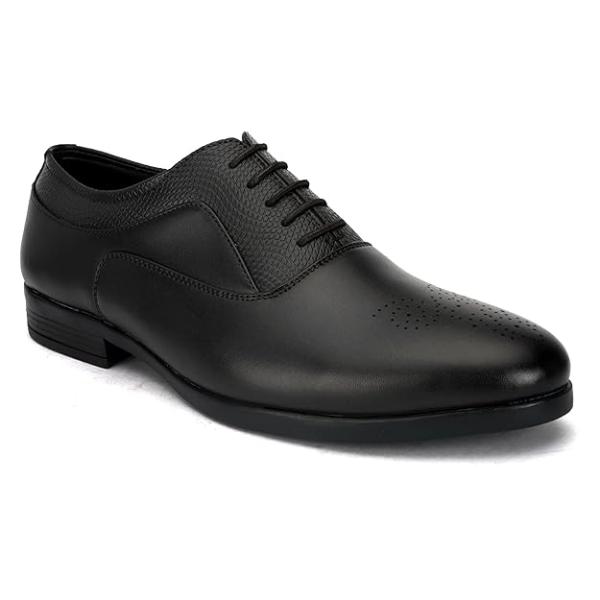 Mens Harmony Formal Shoes | Synthetic Office Wear Round Toe Durable Oxfords | Perfect for Wedding - Image 4