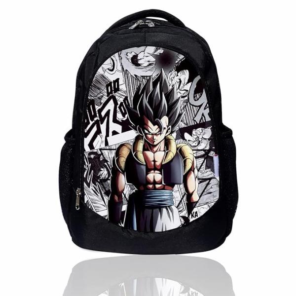 16 inch Anime Design Printed Backpack | Durable Polyester 30 Liter Anime Print Bag | Perfect for School, College, Office, Travel - Image 2