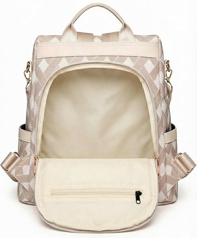Anti-Theft Backpack for Women & Girls | Fits 14-Inch Laptop (12L Compact Design) - Image 2