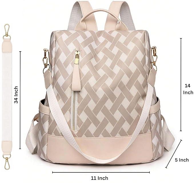 Anti-Theft Backpack for Women & Girls | Fits 14-Inch Laptop (12L Compact Design) - Image 3