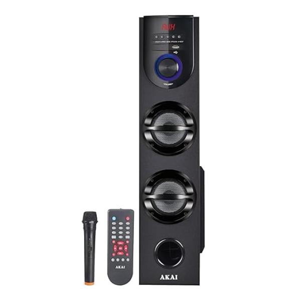 Tower Speaker 60W RMS with Remote - 1 Year Warranty | Bluetooth Connectivity Home Theater System 5.25" Woofer