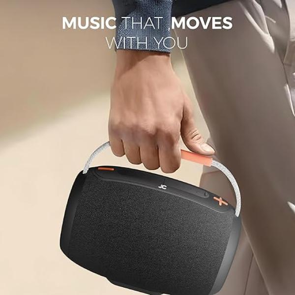 30W Bluetooth Speaker with Mic & Karaoke | Portable Wireless Speaker with Powerful Bass - Image 3