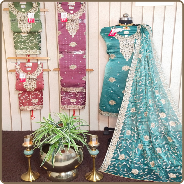 Jhalak DustySilk-Burberry-06 Top+Dup-Silk Burberry With-Inner