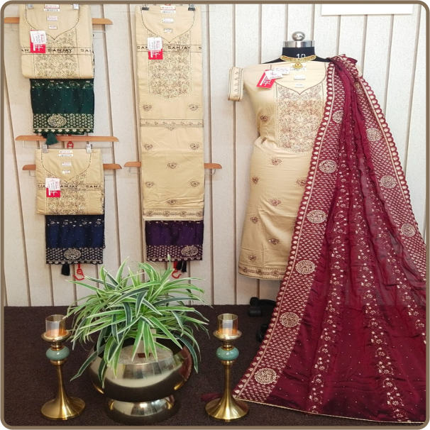 Willson-Chiku Fancy-06 Dupatta-Rangoli Silk